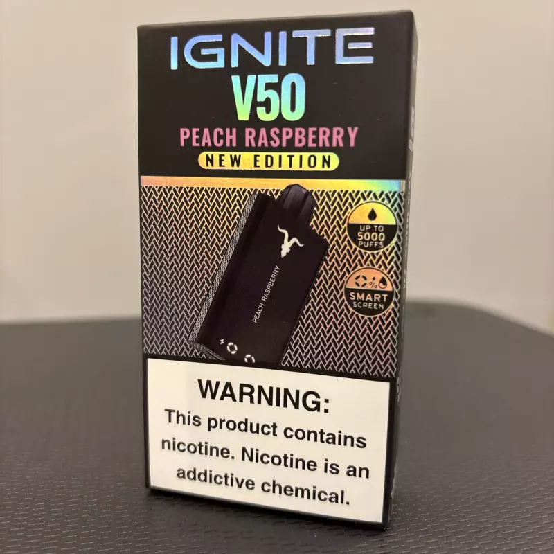 IGNITE V50  Pêssego e Framboesa