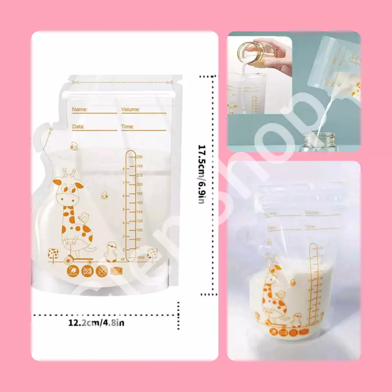 Bolsas almacenamiento leche materna
