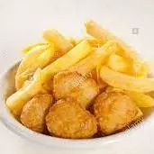 Caja de Nuggets y Papas Fritas