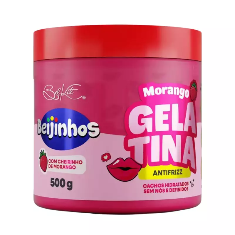 GELATINA BEIJINHOS MORANGO 500g(copy)