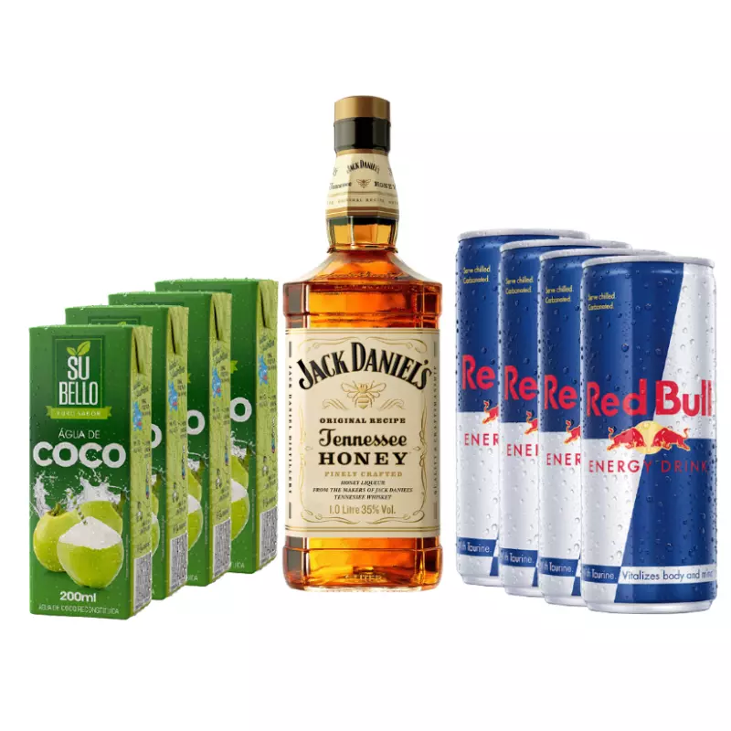 Jack Daniels Mel 1L + Red Bull