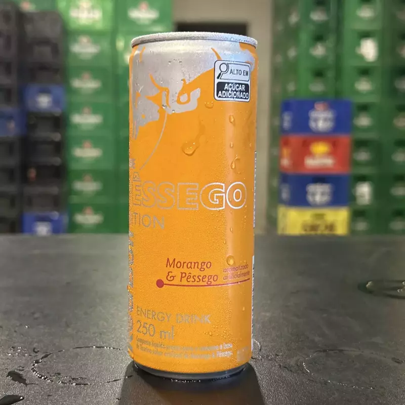 RED BULL MORANGO|PESSÊGO LATA 250ML