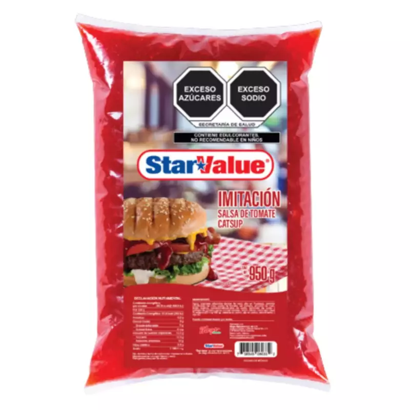 BOLSA CATSUP STAR VALUE 950GRMS