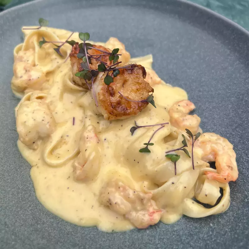 Fettuccine C/Cremoso de Camarón