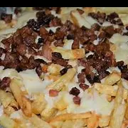 Batata Frita c/ Queijo e Bacon