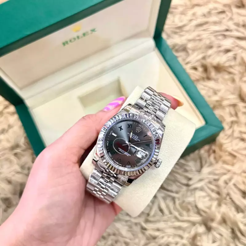 ROLEX SILVER GREY