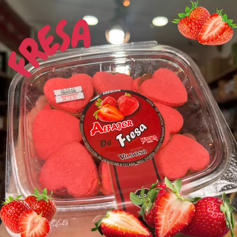ALFAJORCITOS DE MAICENA CON FRESA