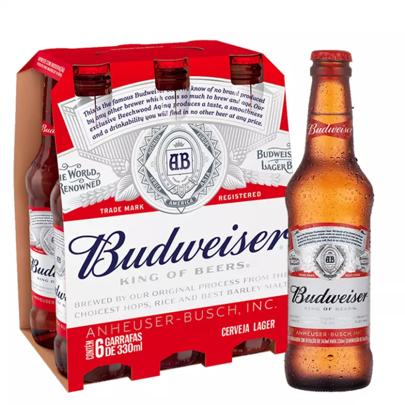 BUDWEISER 330ml c/6
