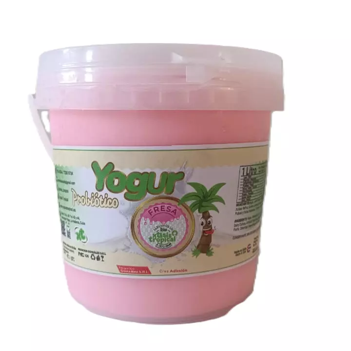 Yogur Probiótico Xtasis Fresa 1Lt