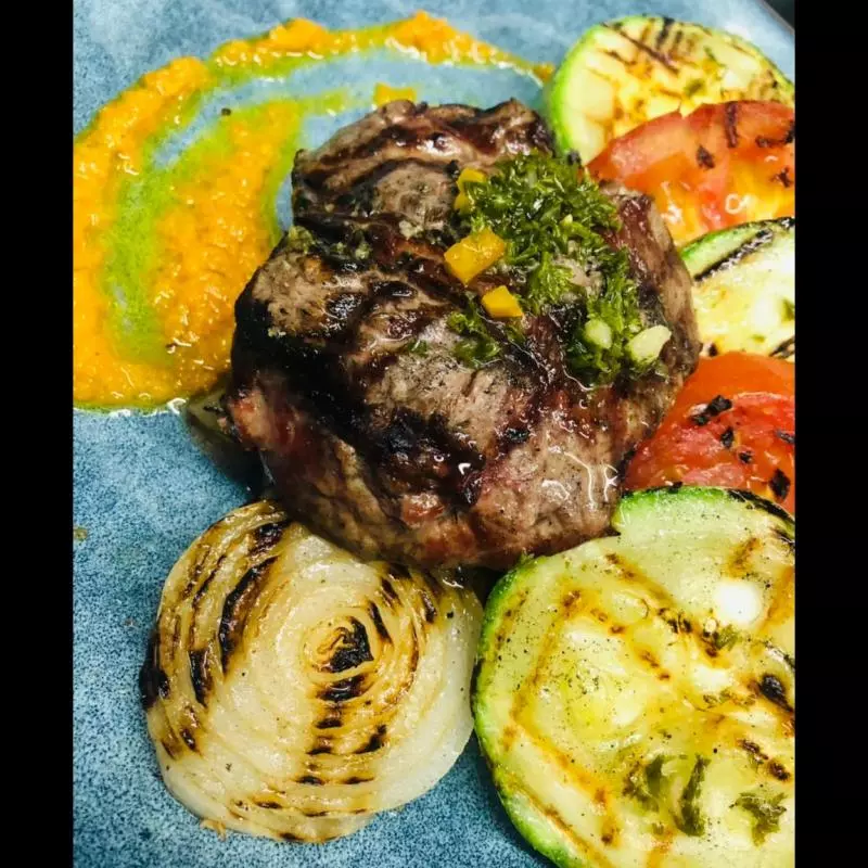 Lomito res a la parrilla