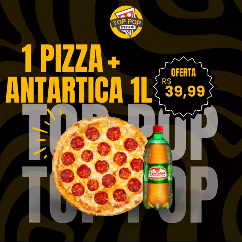 1 Pizza + Antartica 1L