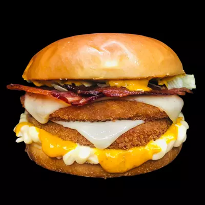 MAGNÍFICO CHICKEN BACON + FRITAS (P)