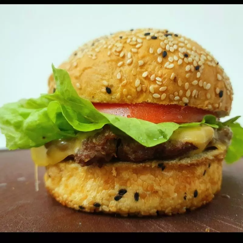 Hamburguesa Completa con papas