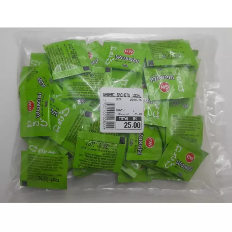 Sachê Wasabi c/ 500 unidades GW