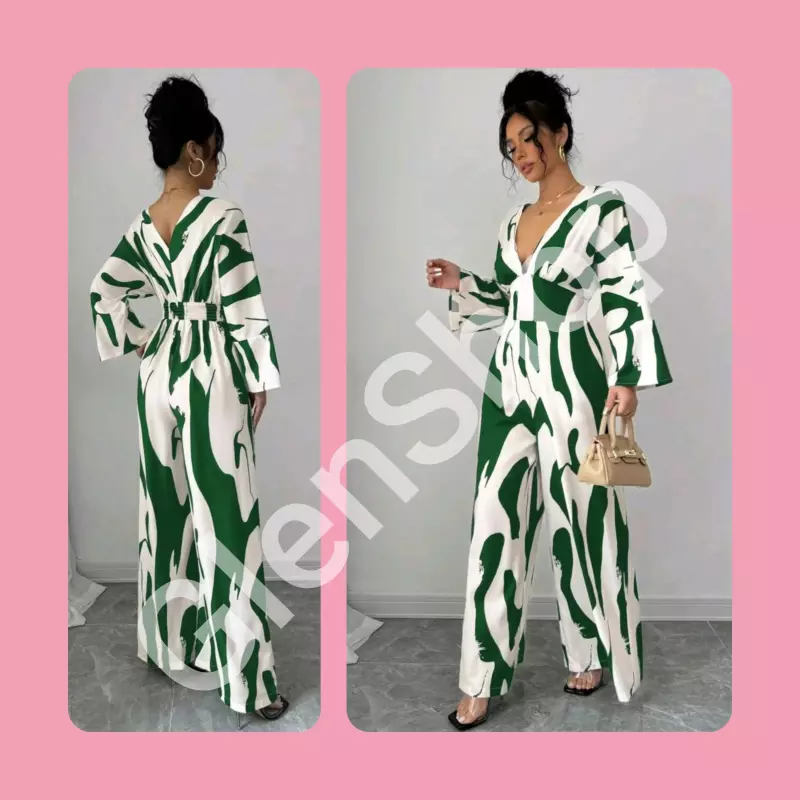 Mono asimétrico blanco y verde