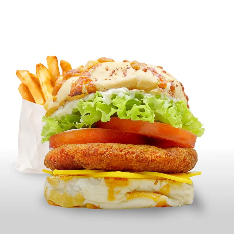 Chicken Jawa simple con papas