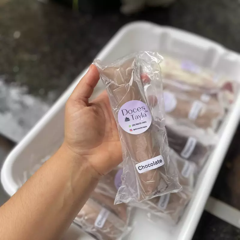 Geladinho de chocolate 🍫