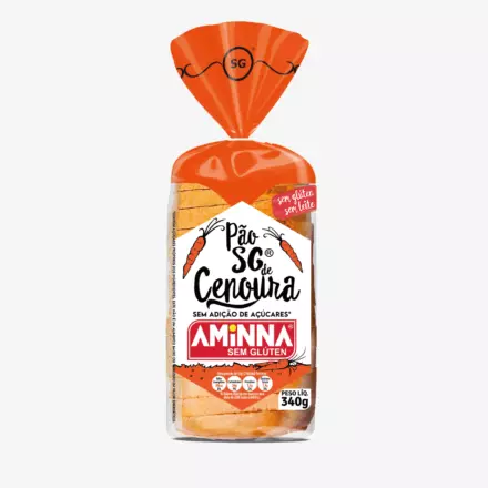 Pão de Cenoura sem glúten sem açucar