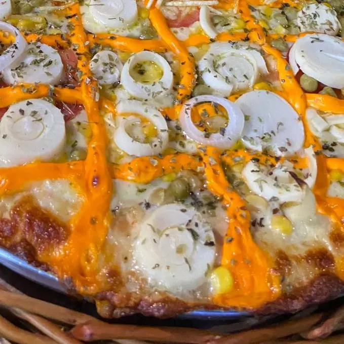 PIZZA MÉDIA ESPECIAL DE PALMITO