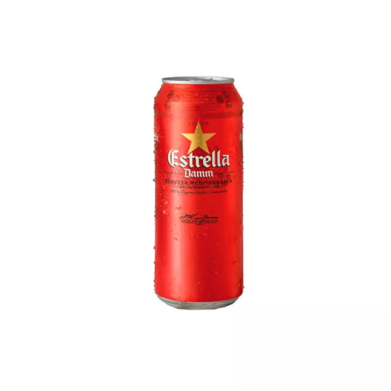 Cerveza Estrella Damm Lata 4.6° 500