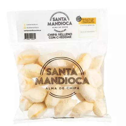 Chipa Relleno de cheddar Santa Mandi