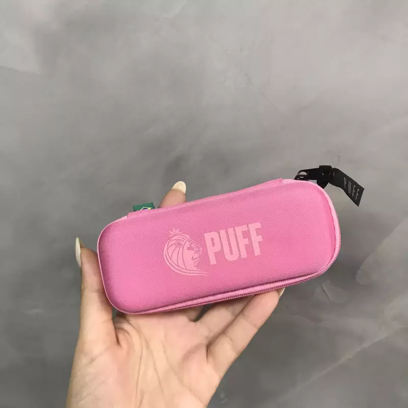 Case puff mini rosa