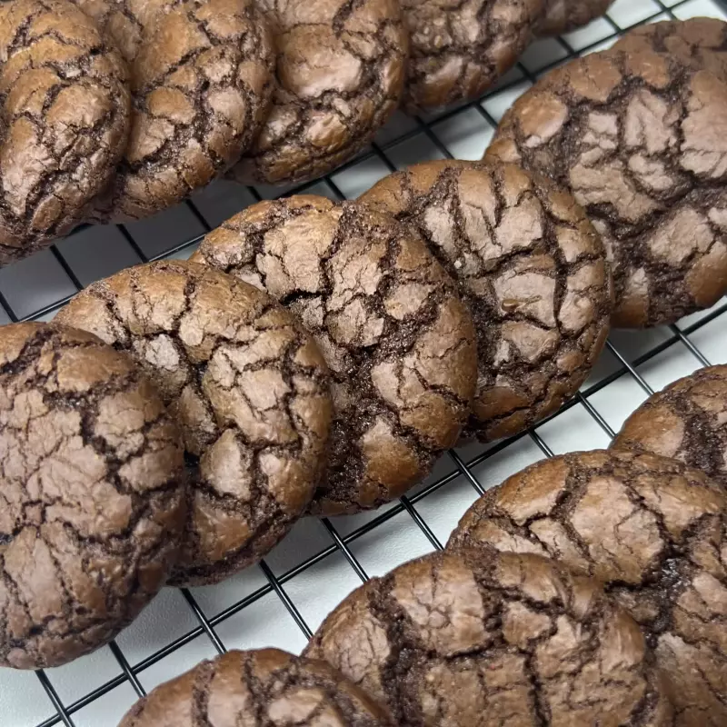 Mini Cookies brownie com 14