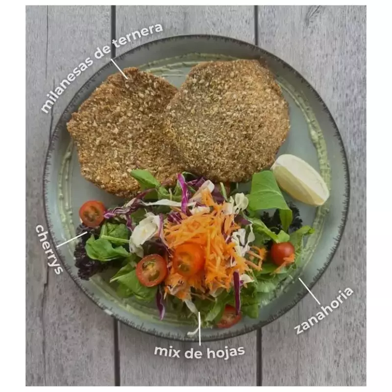 MILANESA DE TERNERA CON GUARNICION