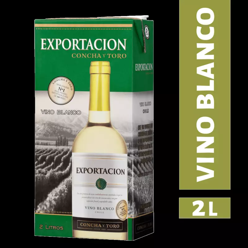 Vino Blanco Exportación 2Litros