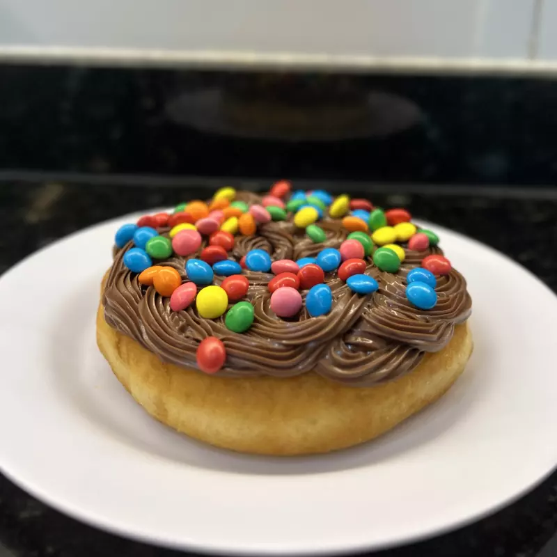 Donut de Nutella com Confete