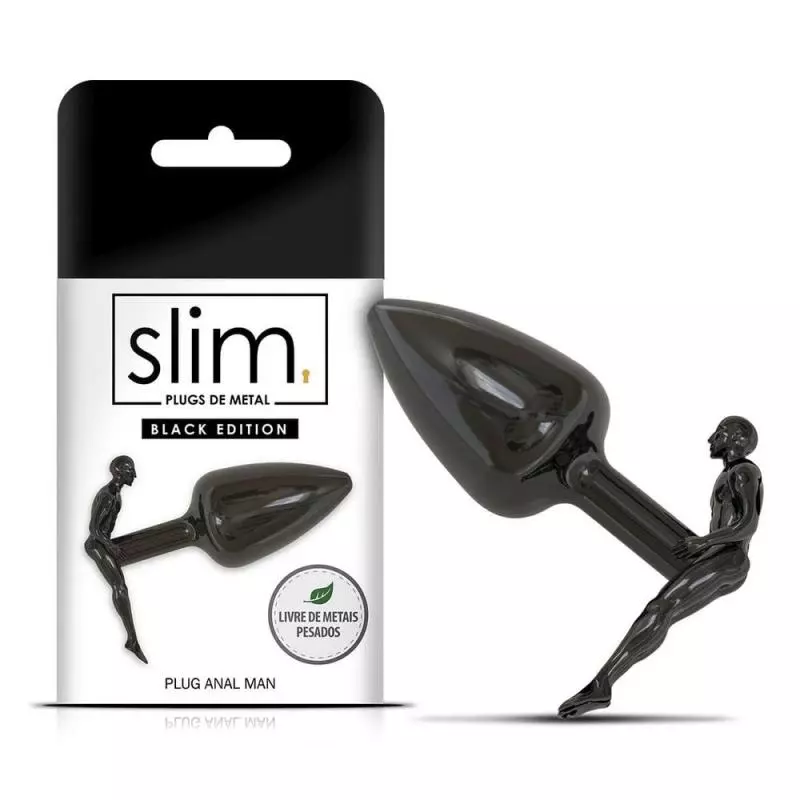 PLUG ANAL DE METAL HOMEM SLIM - SEXY FANTASY