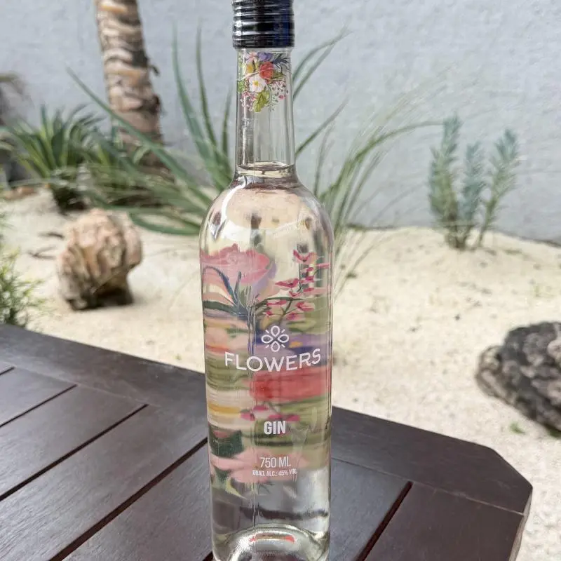 GARRAFA GIN FLOWERS