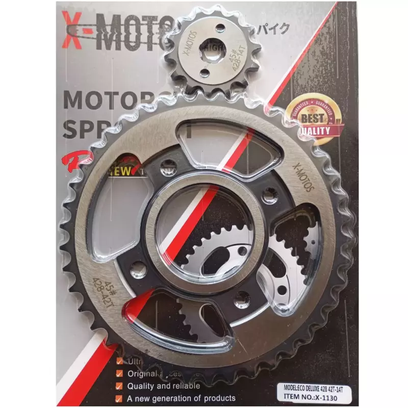 SET SPROCKET ECO DELUXE 42T 14T XMAX