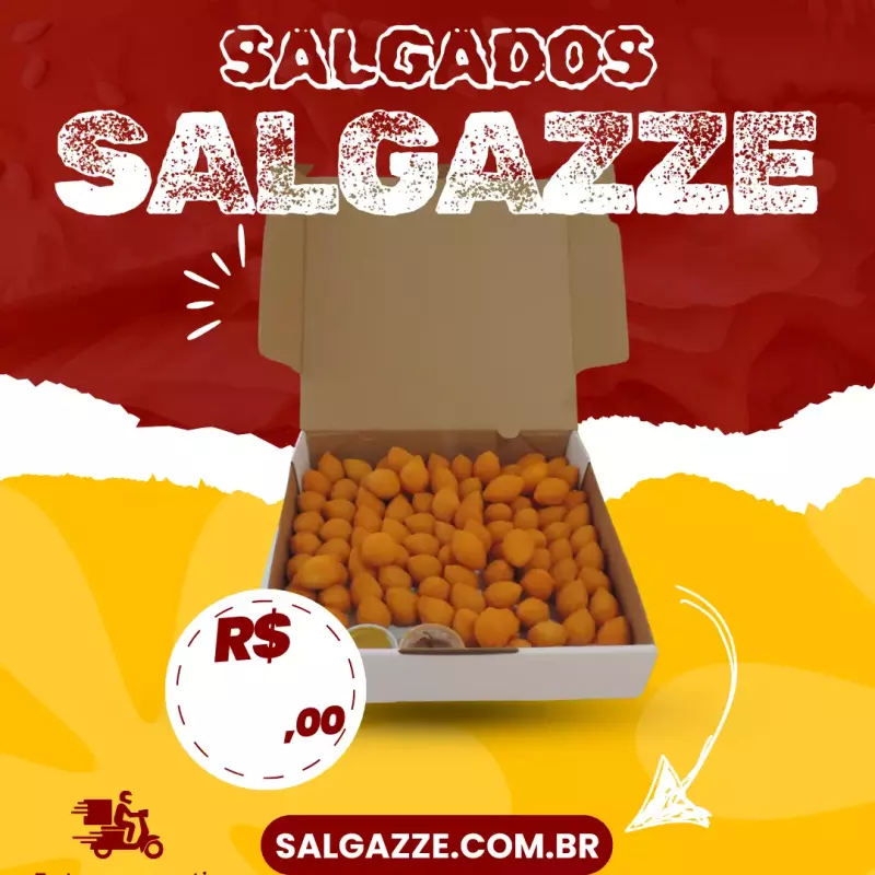 50 Salgados+30 churros+Guaraná 1.5