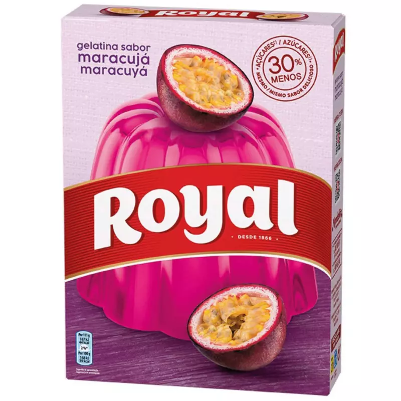 Gelatina de Maracujá Royal 114g