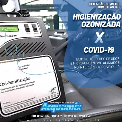 Aplicação de Ozônio