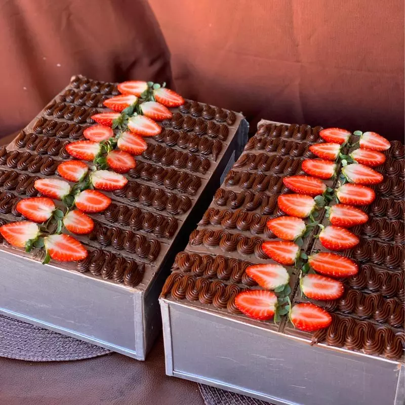 Chocolate com morango