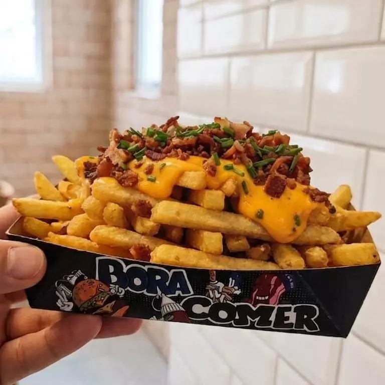 Batata cheddar e bacon 🍟🥓😍