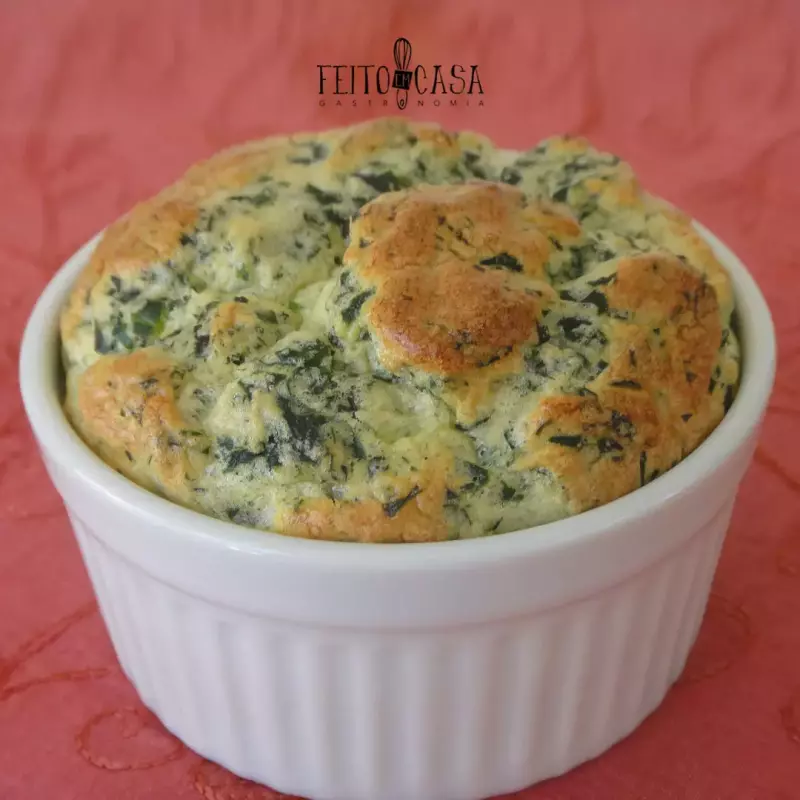 Suflê de espinafre
