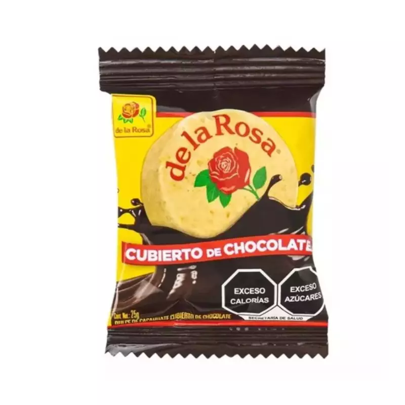De la rosa mazapan cubierto de choco
