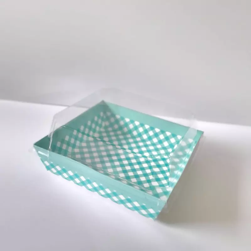 Contenedor cuadrado azul