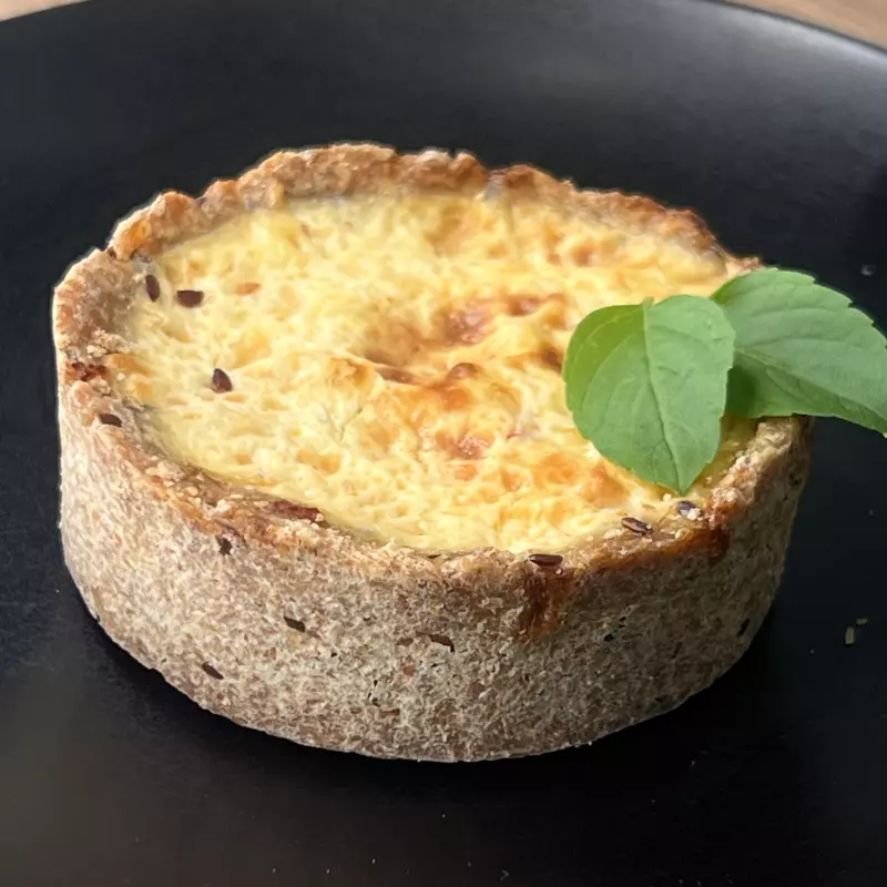 Quiche integral de frango