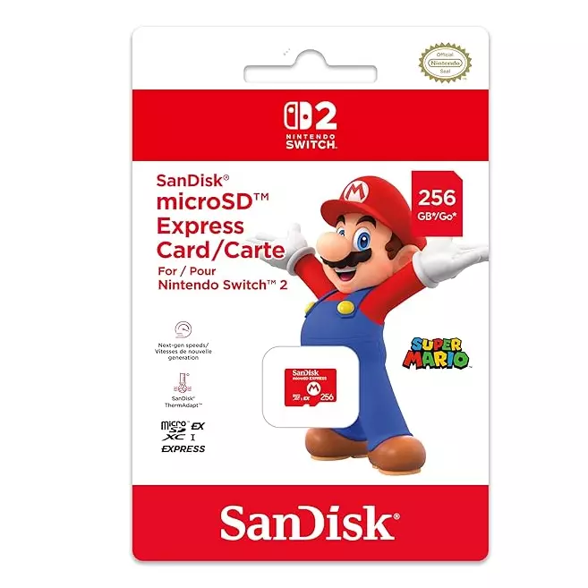 Micro SD 256 GB SWITCH 2