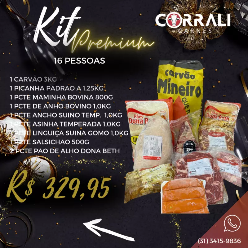 kit Churrasco Premium 16+ 001025