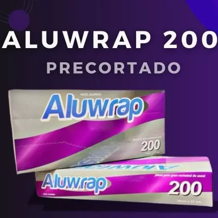 Aluminio cortado Aluwrap 200 Hojas
