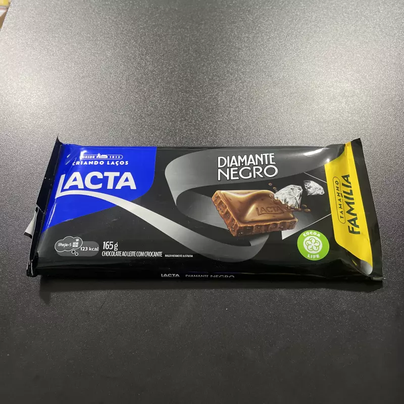 Lacta Diamente Negro 165g