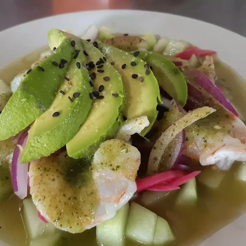 Plato chico de aguachile