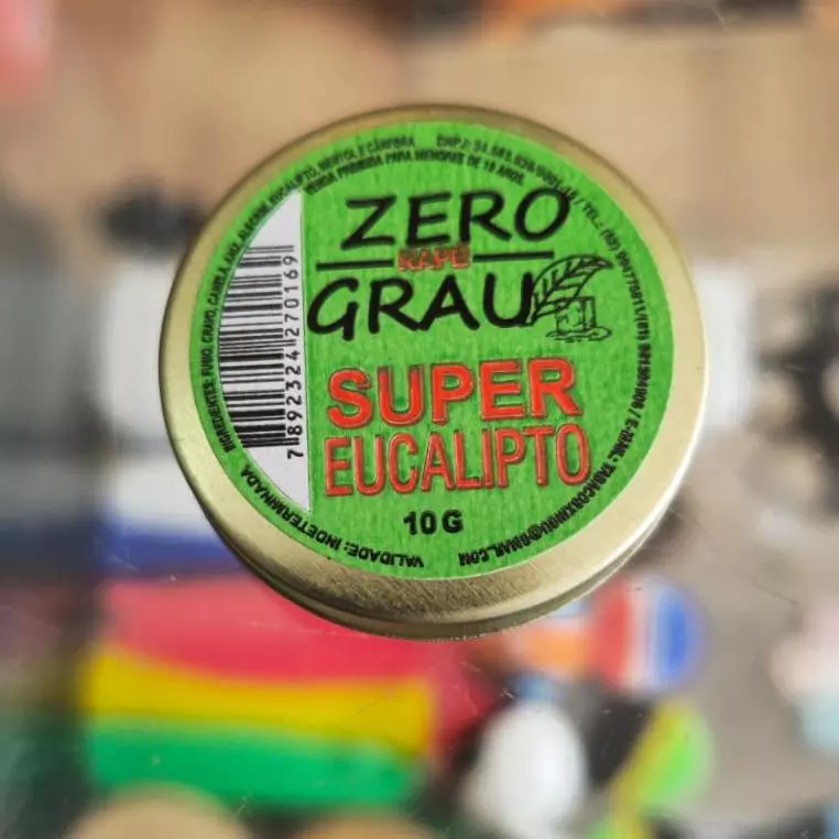 RAPÉ ZERO GRAU 10G SUPER EUCALIPTO