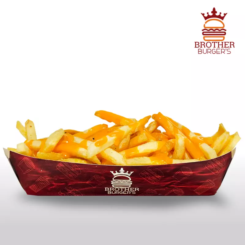 Porcion de papas cheddar