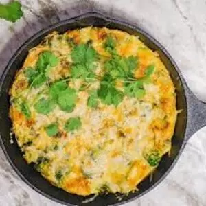 Fritata de brócolis